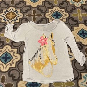 Justice Horse Sweater